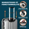 Monzana Valigie Set di 3 pezzi m l xl trolley valigie Anteprima dell’immagine prodotto 6
