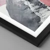 Gerahmtes Poster - Schwarzer Rahmen - Rosa Grau Farbe - Produktbild-Vorschau 2