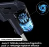 Close-up of a vacuum cleaner's internal mechanism, illustrating its suction power. Voir les images du produit