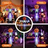 Opblaasbare Halloween-decoratie: pompoen met Productafbeelding-voorbeeld 7