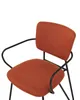 BELIANI Set aus 2 Esszimmerstühlen Orange Polyester Produktbild-Vorschau 8