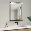 LED-Badspiegel mit Ablage | Touch-Dimmer | Anti-Beschlag | Produktbild-Vorschau 2