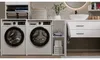 Badezimmer-Waschmaschinenschrank mit Türen POLA NP 1D WEISS Produktbild-Vorschau 2