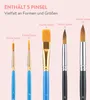 int!rend Acrylfarben Set mit 5 Pinseln und Papier - 14x Produktbild-Vorschau 6