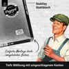 LANOLU Retro Blechschild Hühnerstall - Wer sagt Glück, Produktbild-Vorschau 5