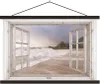 MuchoWow® Textilposter Aussicht - Strand - Meer 120x80 cm Produktbild-Vorschau 1