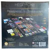 The back of a board game box, showing the game board and components. Voir les images du produit