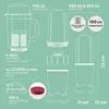 GOURMETmaxx Mr. Magic Power 400 Pro met accessoireset XL - Productafbeelding-voorbeeld 7