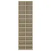 A tall, narrow bookshelf with many compartments against a white background. Náhled obrázku produktu