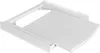 A white plastic shelf unit, possibly for a washing machine or dryer. Produktbild-Vorschau