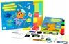 A science-themed advent calendar for children, featuring astronomy experiments and a mascot mouse character. Náhled obrázku produktu