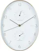 Wanduhr für Wohnzimmer weiß rund 34 cm Produktbild-Vorschau 6