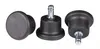 AMSTYLE 5er Set Design Kunststoff Bodengleiter / Fußgleiter Produktbild-Vorschau 3