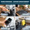 eluno Abtropfgestell mit Bambusgriffen inkl. Abtropfwanne Produktbild-Vorschau 4