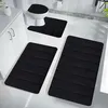 Zvmxot 4-teiliges Badezimmerteppich-Set, Memory Produktbild-Vorschau 2
