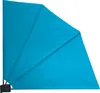 A blue privacy screen or partition is shown against a white background. Produktbild-Vorschau