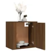 vidaXL Nástenný nočný stolík Brown Oak Optics 50x30x47 cm Náhľad obrázku produktu 4
