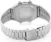 The back of a silver Casio watch with a metal band and clasp is shown against a white background. Produktbild-Vorschau