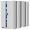 A row of metal filing cabinets, with one cabinet door open revealing folders. Náhľad obrázku produktu