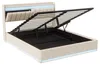 INONEFT čalúnená posteľ 160x200 cm s hydraulickým systémom Náhľad obrázku produktu 9