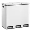 Mülltrennsystem SORT 54 l (3x18 l) + Müllbeutel, weiß Produktbild-Vorschau 1