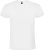 A plain white t-shirt is shown against a white background.
