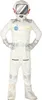 A child wearing a white astronaut costume with silver accents and a helmet with a reflective visor. Anteprima dell’immagine prodotto