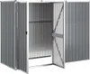 vidaXL Szopa ogrodowa szara 225x89x161 cm stal ocynkowana Podgląd zdjęcia produktu 3