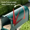 Wiltec US Mailbox grün 150 x 513 x 223 mm, amerikanischer Produktbild-Vorschau 6