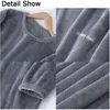 ASKSA Herren Pyjama Lang Schlafanzug Set Winter Fleece Produktbild-Vorschau 3
