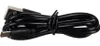 A black USB cable with a standard USB-A connector on one end and a USB-C connector on the other, coiled and tied with a black twist tie. Podgląd zdjęcia produktu