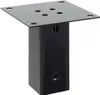 vidaXL Support de poteau carré 4 pcs. 71x71 mm Acier revêtu Voir les images du produit 5