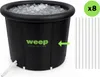 Eisbad Tonne WEEP 390L 85x80 cm, aufblasbare Kältebadewanne Produktbild-Vorschau 5