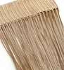 heimtexland ® Fadenvorhang Gold Glitzer Deko Fadengardine Produktbild-Vorschau 2