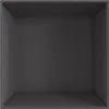 vidaXL Pozzetto nero 80 x 80 x 40 cm in acciaio Anteprima dell’immagine prodotto 4