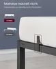 A close-up of a bed frame with a mattress, highlighting a feature of the bed frame. Produktbild-Vorschau
