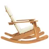 vidaXL Adirondack-Schaukelstuhl mit Kissen Massivholz Produktbild-Vorschau 5