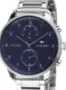 A close-up studio shot of a Tommy Hilfiger watch. Produktbild-Vorschau