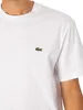 Lacoste Klassisches Logo T-Shirt, Weiß M Produktbild-Vorschau 4