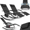 tectake® Gartenliege Taya, ergonomisch, Schwingfunktion Produktbild-Vorschau 10