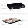 Relaxdays Backgammon Koffer, hochwertiges Set, inklusive Produktbild-Vorschau 5