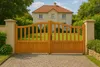 Portail En Bois Ajouree L3,50m x H1,10/1,30 (sans Voir les images du produit 2