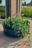 VIVANNO Dekoschale Fiberglas ESCADA LOW Schale, Anthrazit Produktbild-Vorschau 2