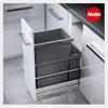 Poubelle encastrable Hailo Inset Tandem 38+7 l, gris foncé Voir les images du produit 3