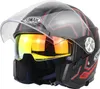Motorradhelm 3/4 Elektrische Helemets Dual Visor Halbwand Produktbild-Vorschau 1