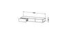 Duravit Schubkastenablage DURASTYLE 440 x 1500 x 150 mm Produktbild-Vorschau 2