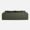 sweeek - 3-Sitzer-Schlafsofa  - Khaki Produktbild-Vorschau 2