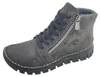 Rieker  Damenschuhe Schnürstiefel Grau Freizeit Produktbild-Vorschau 3