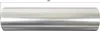 A silver cylindrical object, likely a pipe or insulation, is shown horizontally against a white background. A measurement line with the number '100' is visible above the object. Produktbild-Vorschau