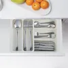 Relaxdays Besteckkasten, ausziehbar, 7 Fächer, für Besteck Produktbild-Vorschau 5
